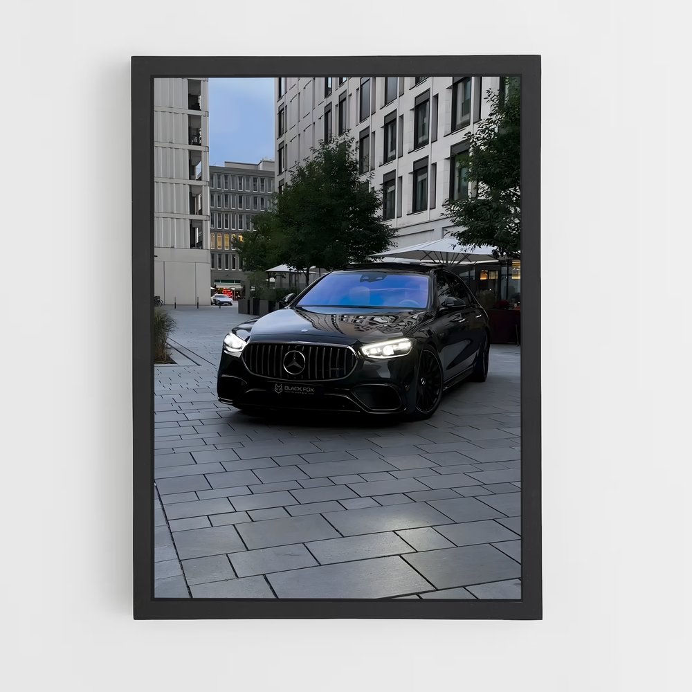 Poster City Sleek – affiche Mercedes (vue 2)
